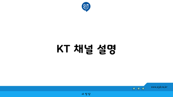 KT 채널 설명