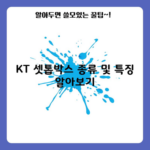 KT 셋톱박스 종류 및 특징 알아보기