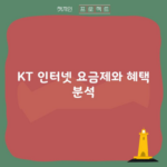 KT 인터넷 요금제와 혜택 분석