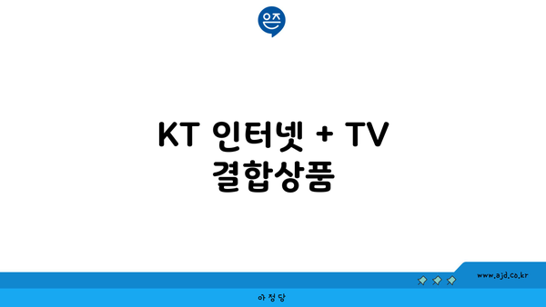 KT 인터넷 + TV 결합상품