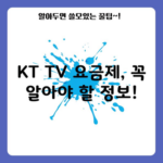 KT TV 요금제, 꼭 알아야 할 정보!