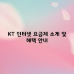 KT 인터넷 요금제 소개 및 혜택 안내