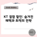 KT 결합 할인: 숨겨진 혜택과 최적의 전략