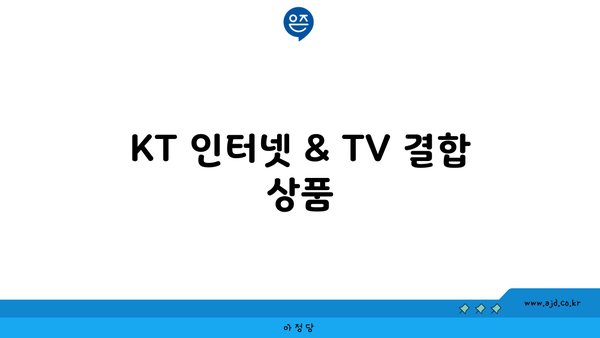 KT 인터넷 & TV 결합 상품